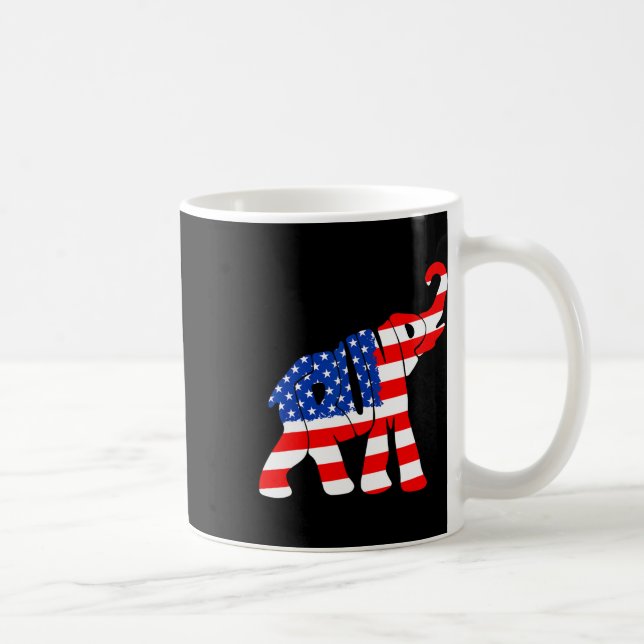 American Flagga Trump Kaffemugg (Höger)