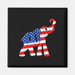 American Flagga Trump Magnet