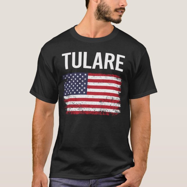 American Flagga Tulare T Shirt (Framsida)
