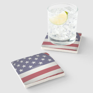 AMERICAN FLAGGA UNDERLÄGG STEN