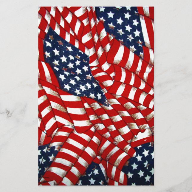 American Flagga-Unity & Kärlek_ Brevpapper (Framsida)