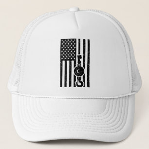 AMERICAN FLAGGA US FLAGGA Crane Operatör som bogs Keps