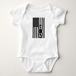AMERICAN FLAGGA US FLAGGA Crane Operatör som bogs T Shirt