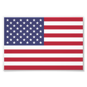 American Flagga USA Independence Patriotic Fototryck