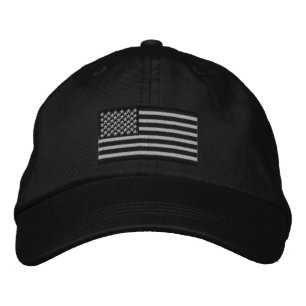 American Flagga USA Large Embroidery Broderad Keps