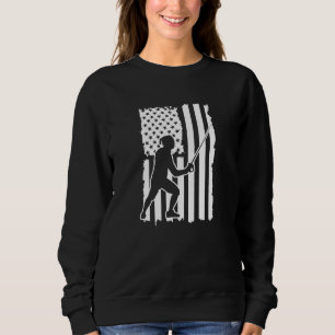 American Flagga Usa Patriotic Fencefencoach T Shirt