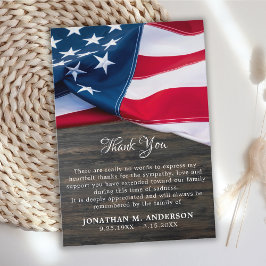 American Flagga Veteran Memorial Milial Tack Kort