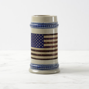 American Flagga Vintage Grunge Sejdel