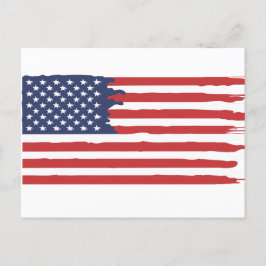 American Flagga-vykort Vykort