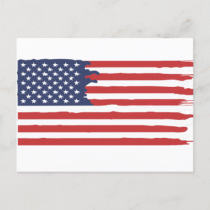 American Flagga-vykort Vykort