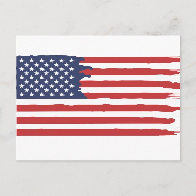 American Flagga-vykort Vykort (Framsida)