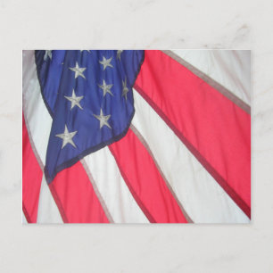 American Flagga-vykort Vykort
