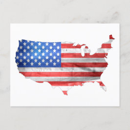 American Flagga-vykort Vykort
