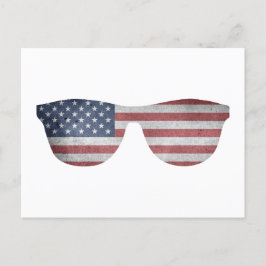 American Flagga-vykort Vykort