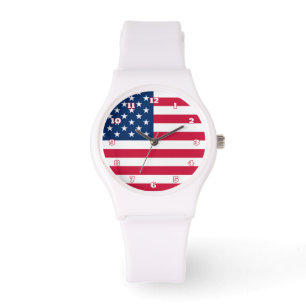 American Flagga Watch Patriotic Gift Armbandsur