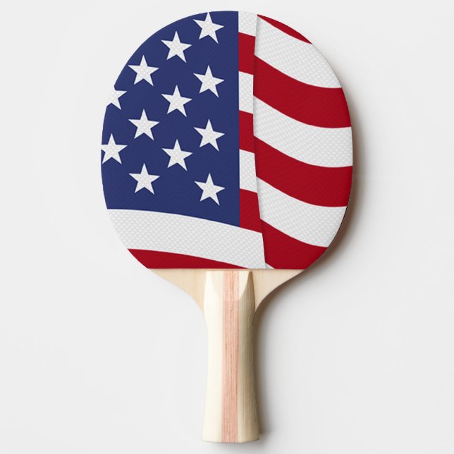 American Flagga Wave Pingisracket (Framsidan)