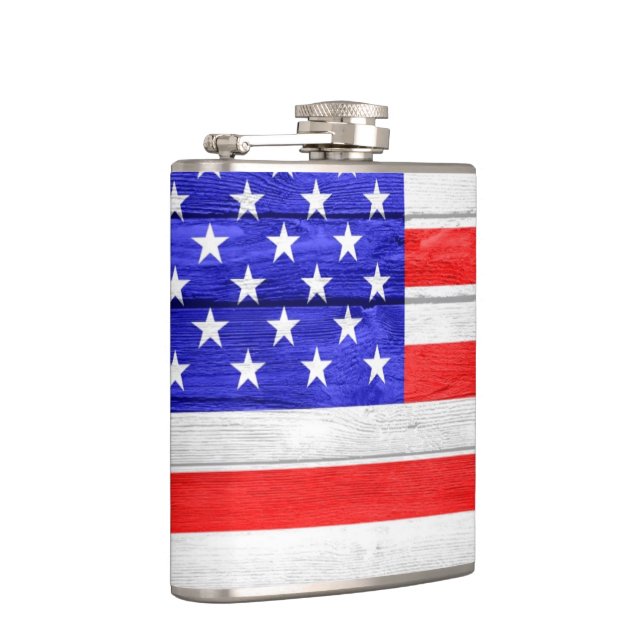 American Flagga Wood Fickplunta (Höger)