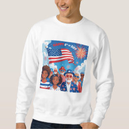 American Flame Lång Ärmad Tröja