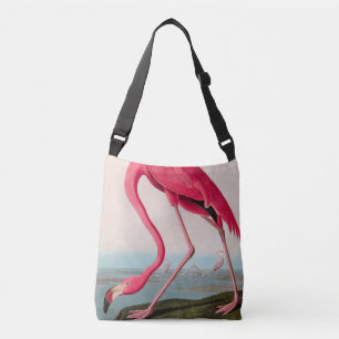American Flamingo Birds of America Audubon Print Axelväska