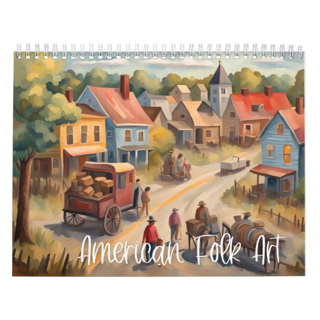 American Folk Art Calendar Kalender (Omslag)