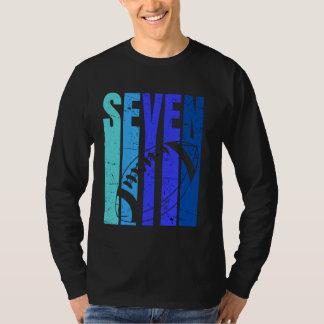 American Football 7:e Birthday Boy - 7 ÅRS T Shirt