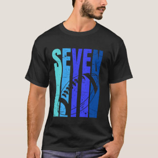 American Football 7:e Birthday Boy - 7 ÅRS T Shirt