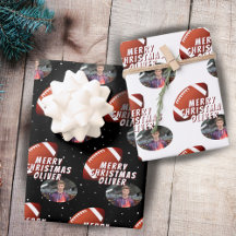 American Football Boll God jul Boy Photo