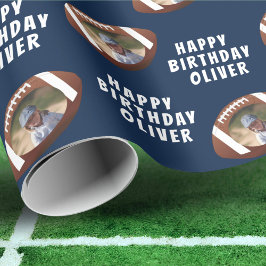 American Football Boll Grattis på födelsedagen Boy Presentpapper