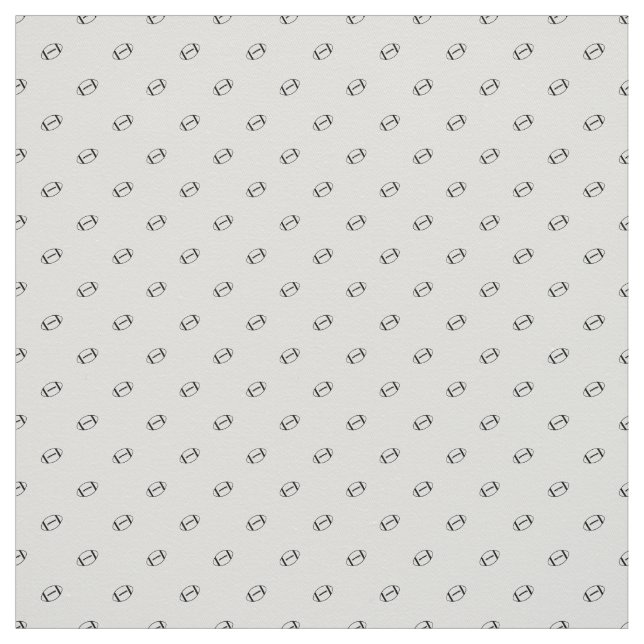 American Football Boll Motif Print Mönster Tyg (Provkarta)