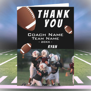 American Football Boll Svart Tack coach Foto Kort