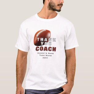 American Football Coach Keepsaké Tack T Shirt