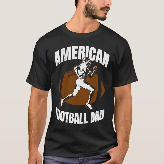 American Football Dad Quaterback Kicker For Men Wo T Shirt (Framsida)