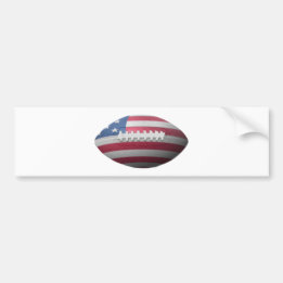 American Football Flagga Bildekal