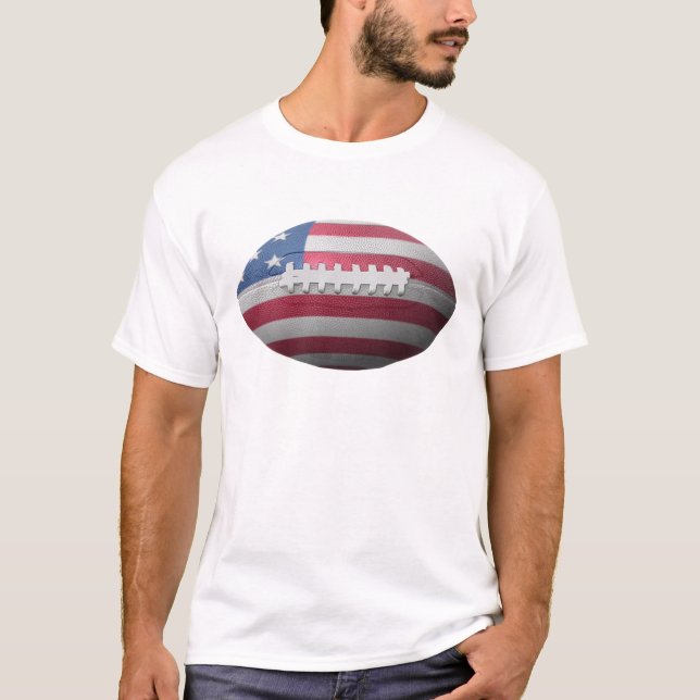 American Football Flagga Tröja (Framsida)