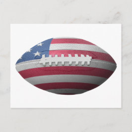 American Football Flagga Vykort