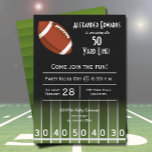 American Football Födelsedagsfest inbjudan<br><div class="desc">Fotbollsområdet födelsedagsfest inbjudan toppen fläkt kommer att vara kärlek. Perfekt för alla milstolpar. All text är anpassade och ändrar bara ordalydelsen med hjälp av den enkla länken Anpassa ytterligare. Se MATCHING underlägg,  pappert tallrikar,  napkins och mer fotbollsemedel i vår affär.</div>