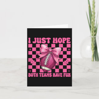 American Football Girl Mamma... Jag hoppas bara at Kort