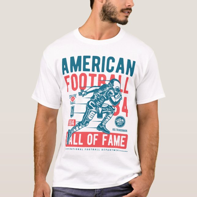 American Football Hall of Fame T Shirt (Framsida)