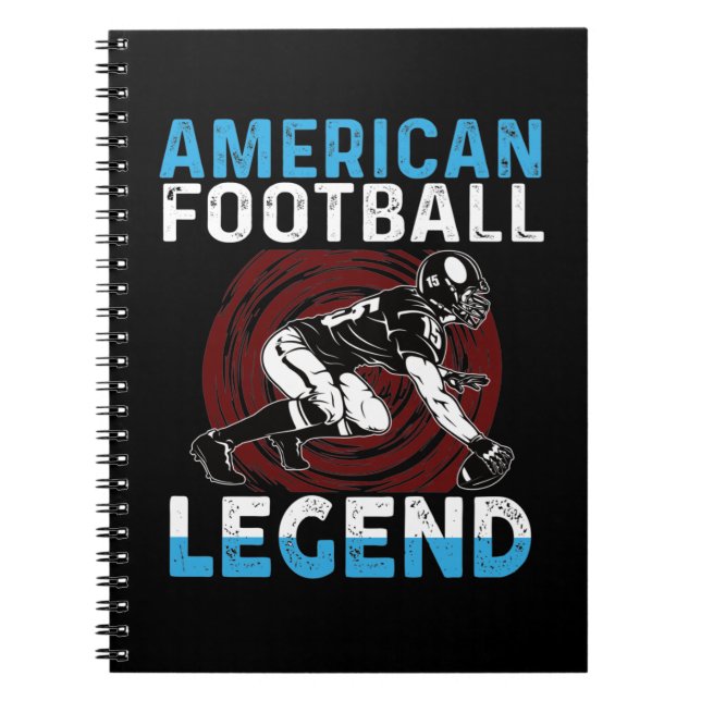 American Football Legend Anteckningsbok (Framsidan)