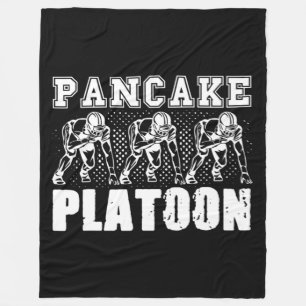 American Football Lineman Pancake Platoon Player S Fleecefilt