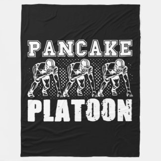American Football Lineman Pancake Platoon Player S Fleecefilt