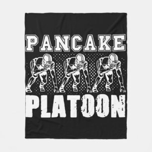 American Football Lineman Pancake Platoon Player S Fleecefilt