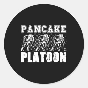 American Football Lineman Pancake Platoon Player S Runt Klistermärke