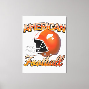 American Football logotyp Canvastryck