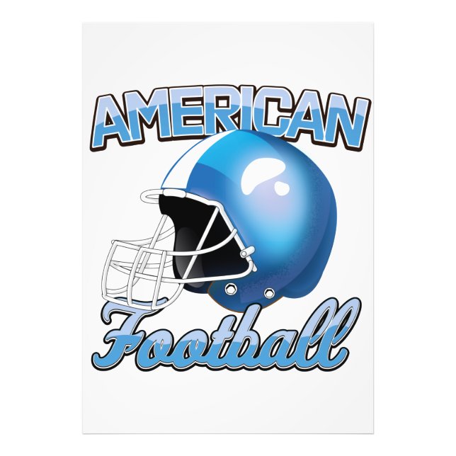 American Football logotyp Fototryck (Framsidan)