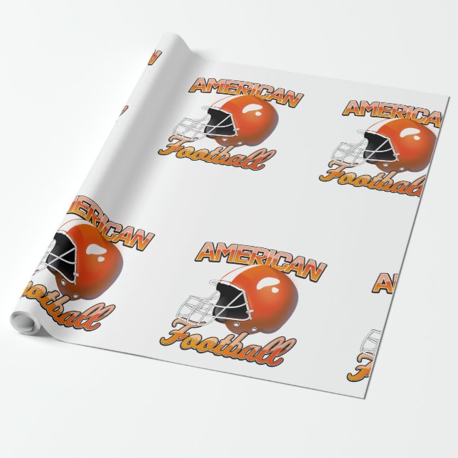 American Football logotyp Presentpapper (Utrullad)