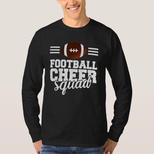American Football Mom Grandma Cheer Squad Women Ch T Shirt (Framsida)