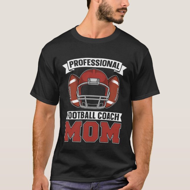 American Football Mother Footballer  Player Footba T Shirt (Framsida)