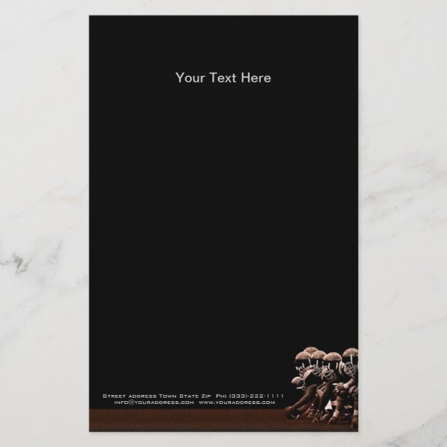 American Football Office Supply - Flyer (Framsidan)