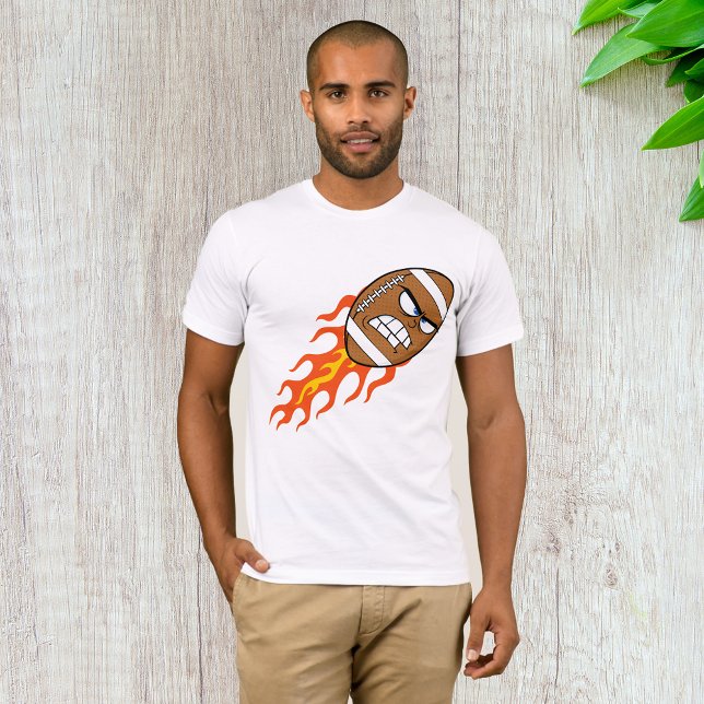 American Football on Fire Manar T-Shirt (Skapare uppladdad)
